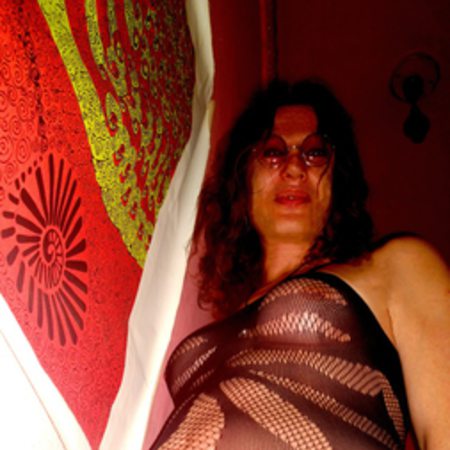 Transsexuelle Frau mit ihrem Lutscher )))